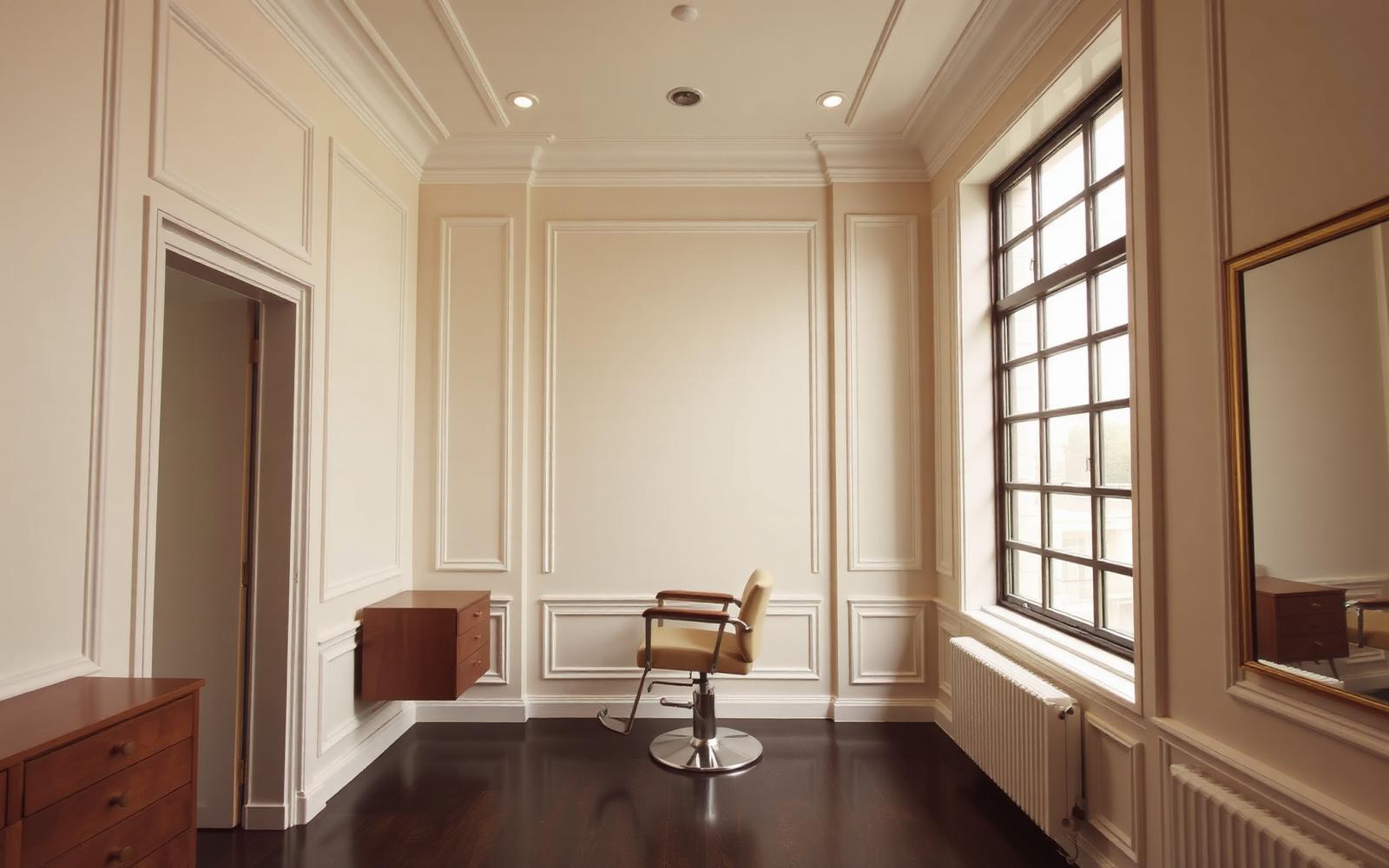 The Zefi Hairs studio interior in Lekki, Lagos